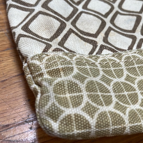 FOSSIL SMALL CROSSBODY CANVAS BAG, lots of compartments - Picture 4 of 8